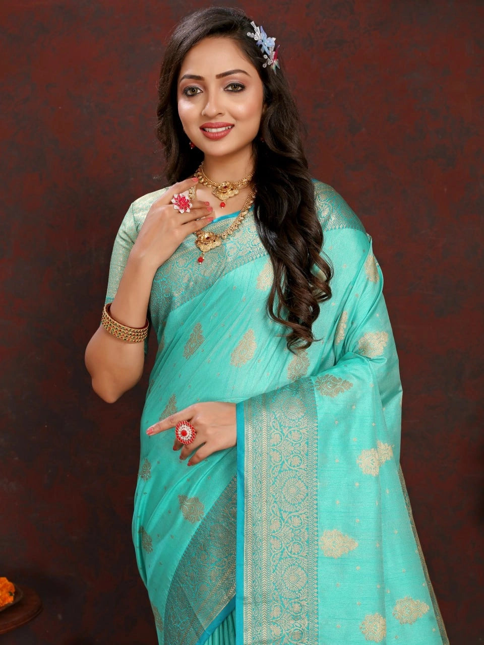 Soft Katan Silk Saree with Exquisite Zari Weaving