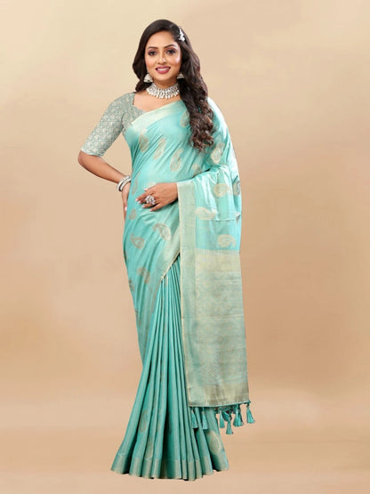 Soft Cotton Saree with Rich Zari Weaving Pallu