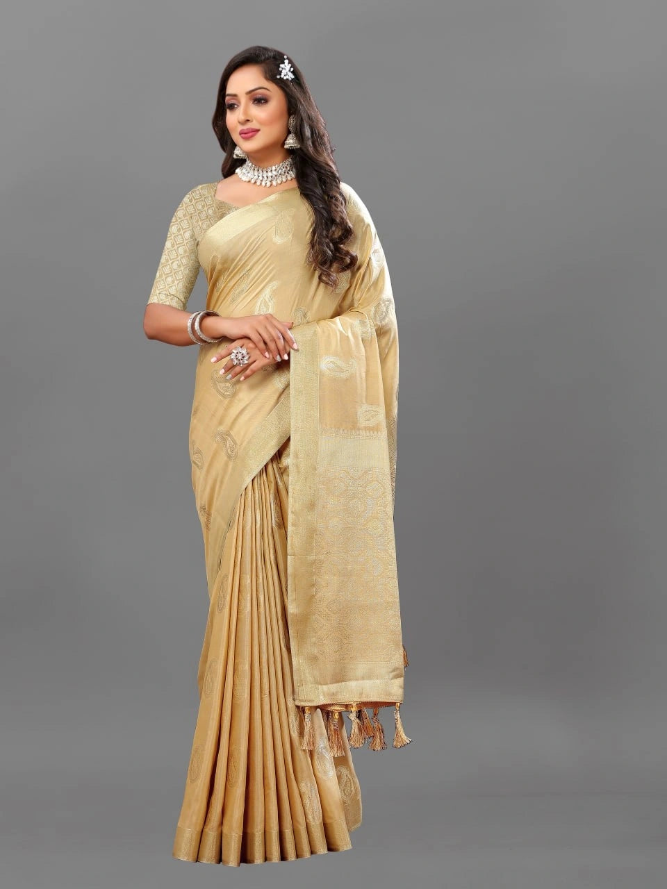 Soft Cotton Saree with Rich Zari Weaving Pallu