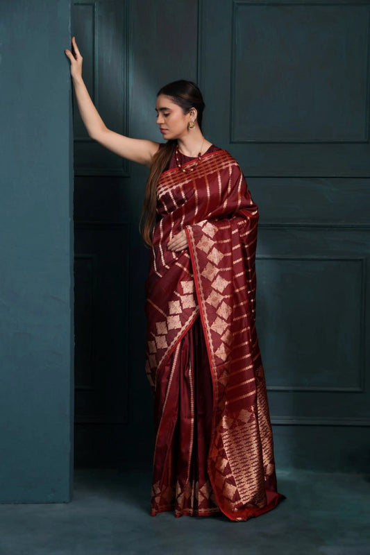 Banarasi Soft Silk Saree - Elegant, Lightweight