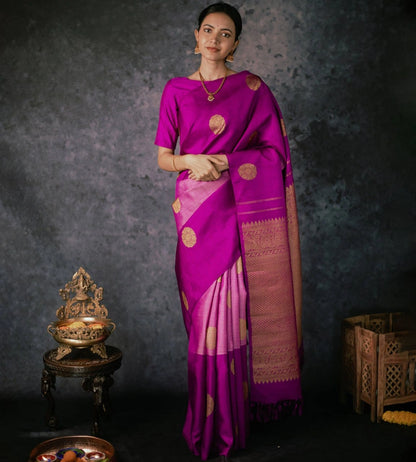 Banarasi Soft Silk Saree - Elegant, Lightweight