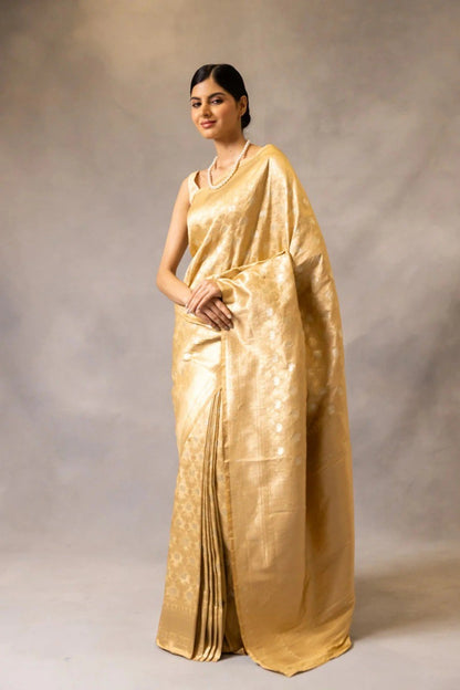 Banarasi Soft Silk Saree with Jacquard Border