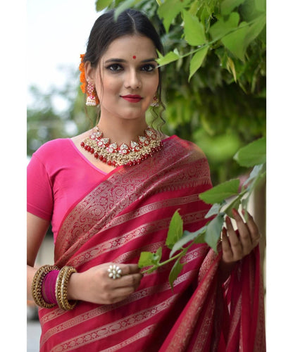 Banarasi Soft Silk Saree - Elegant, Lightweight