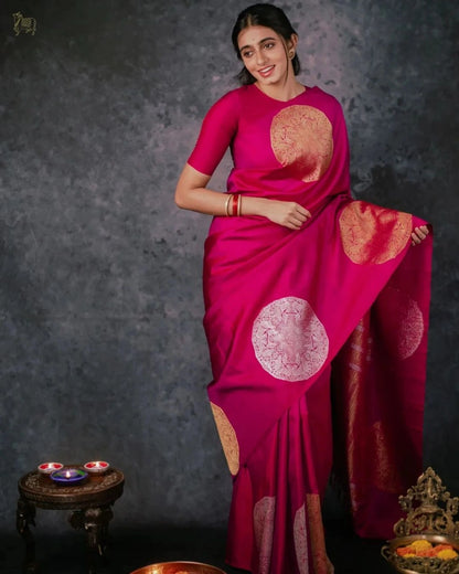 Banarasi Soft Silk Saree - Elegant, Lightweight, and Stunning