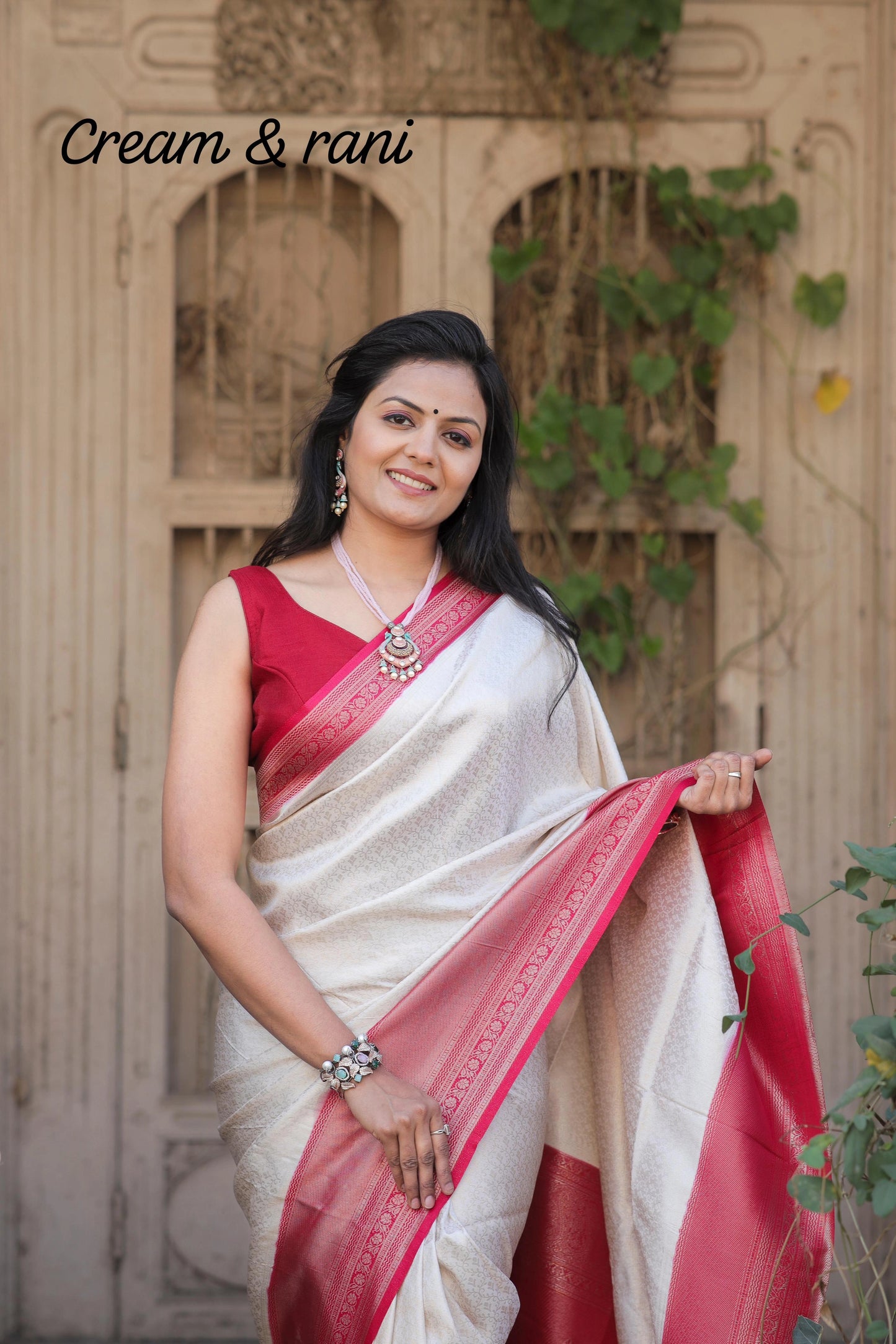 Soft Silk Saree with Rich Jacquard and Exclusive Blouse