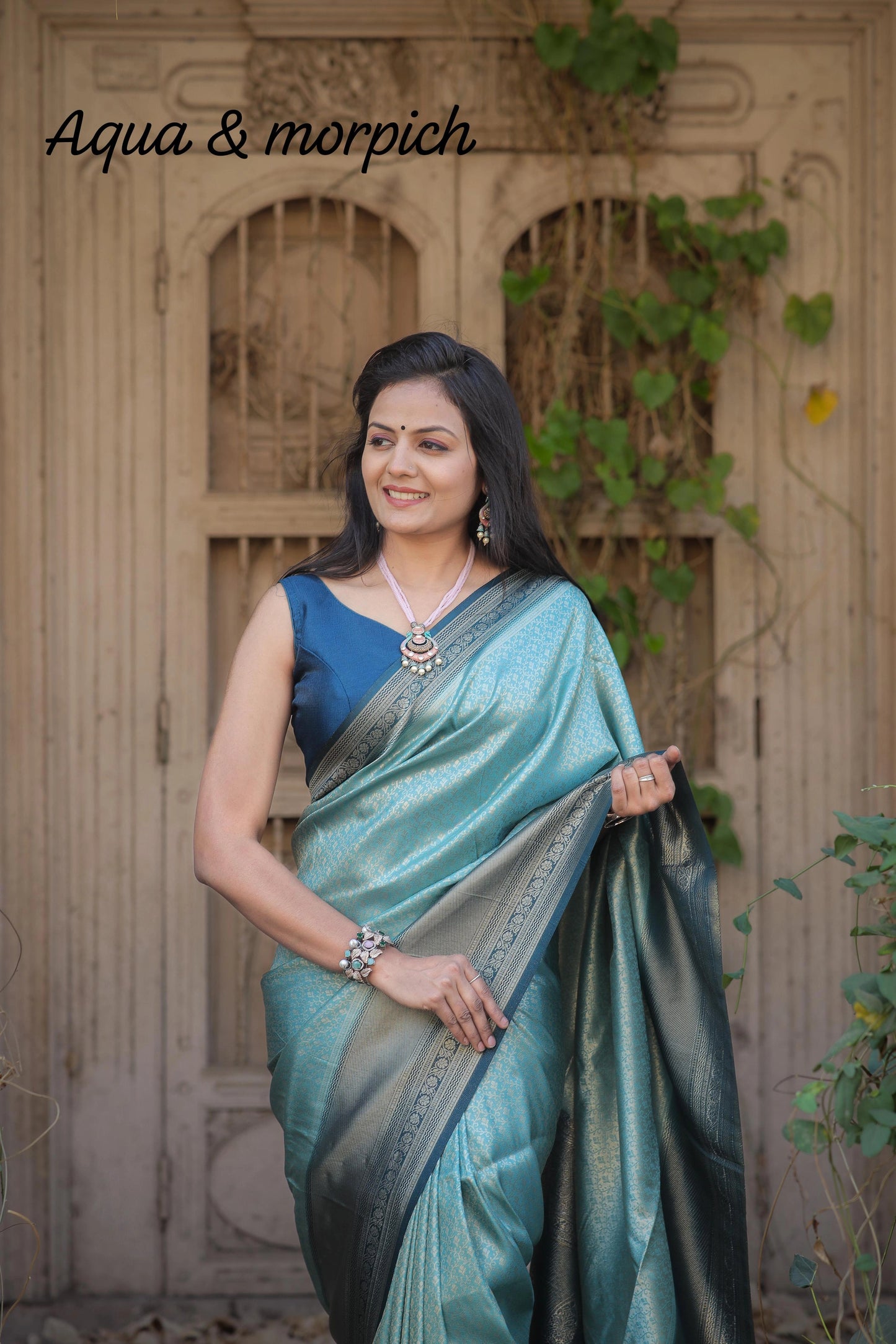 Soft Silk Saree with Rich Jacquard and Exclusive Blouse