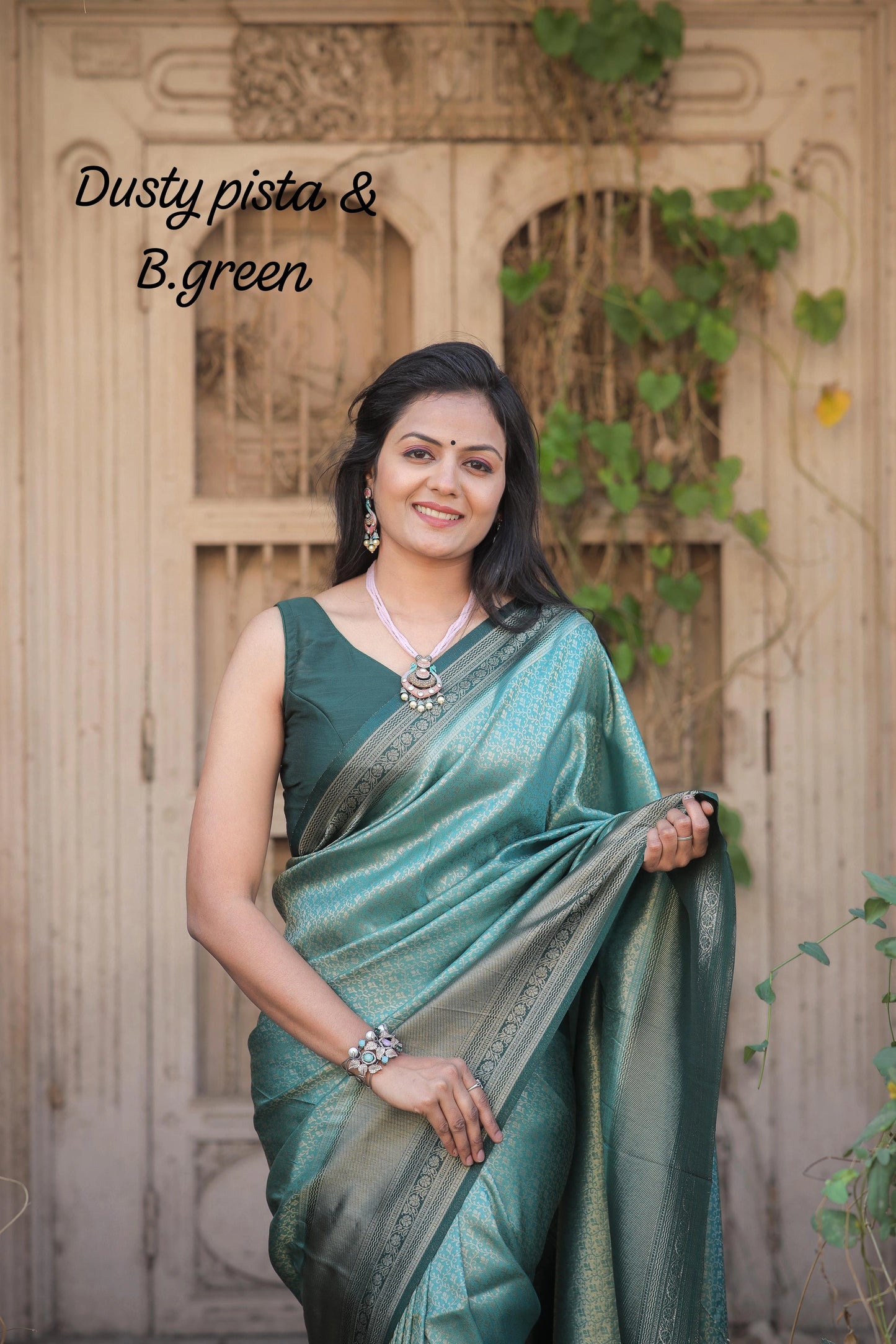 Soft Silk Saree with Rich Jacquard and Exclusive Blouse