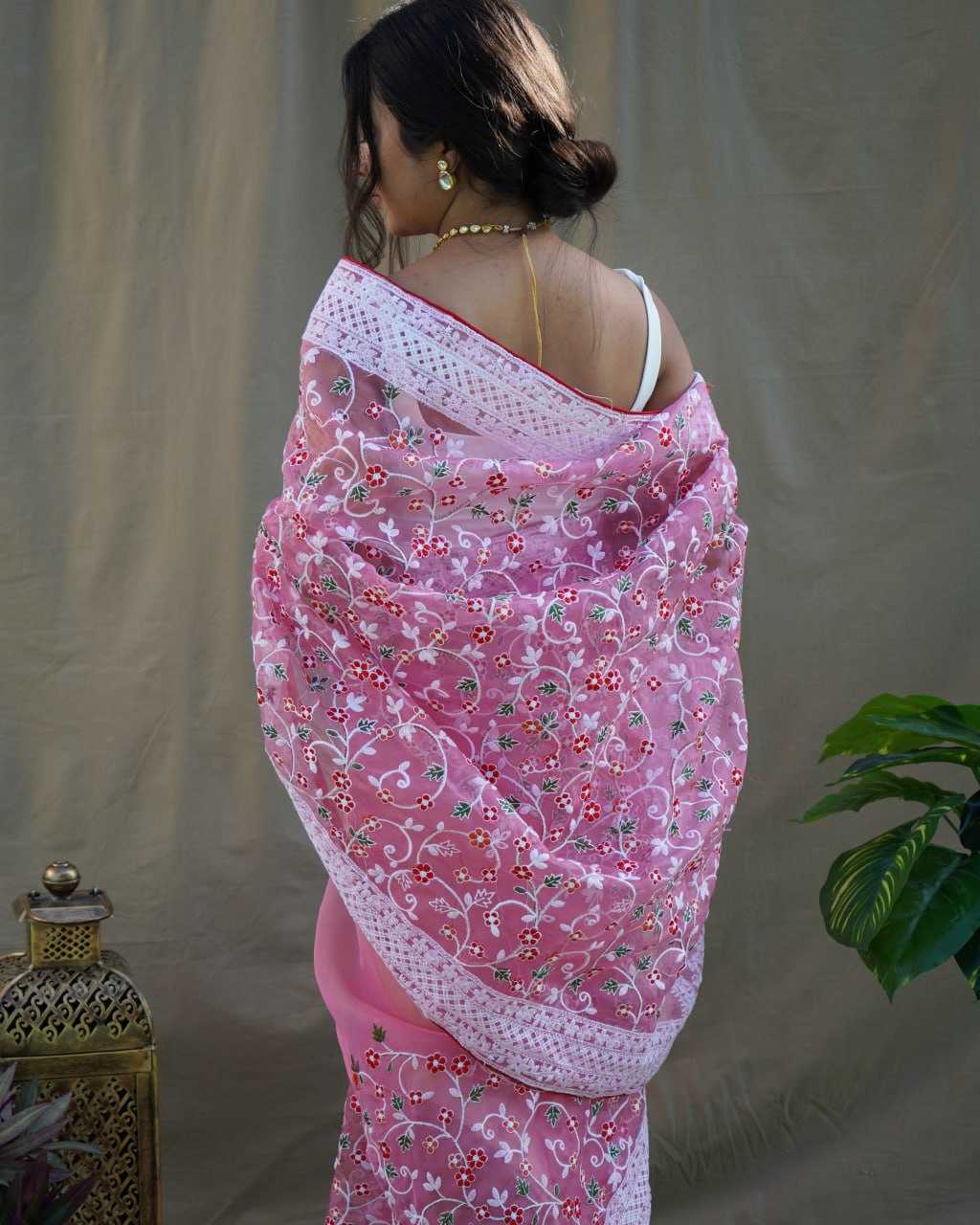 Traditional Organza Saree