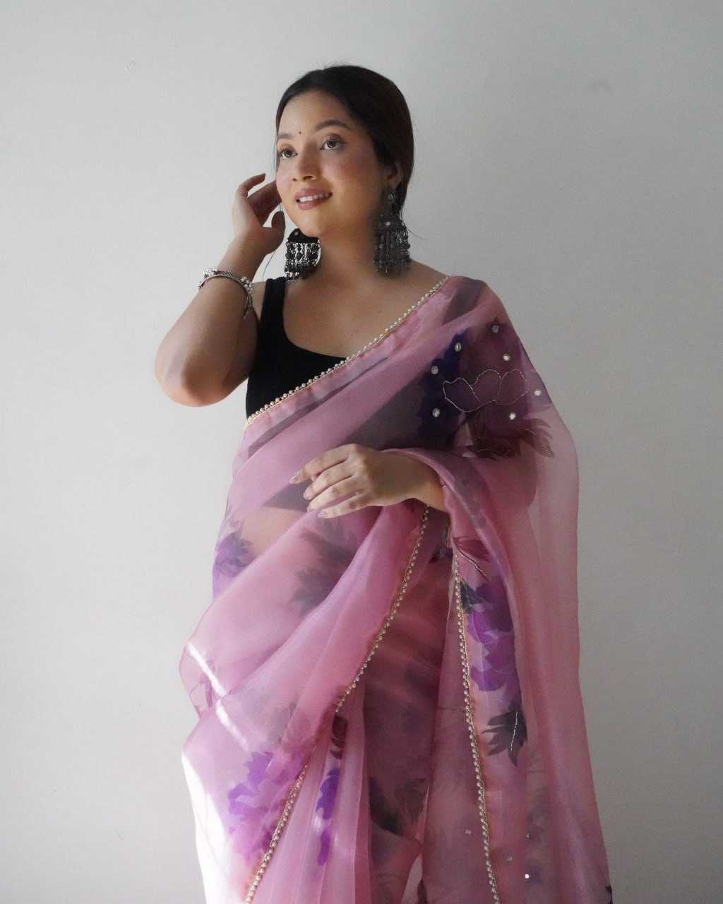 Stylish Organza Saree