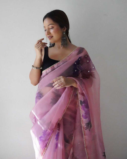 Stylish Organza Saree