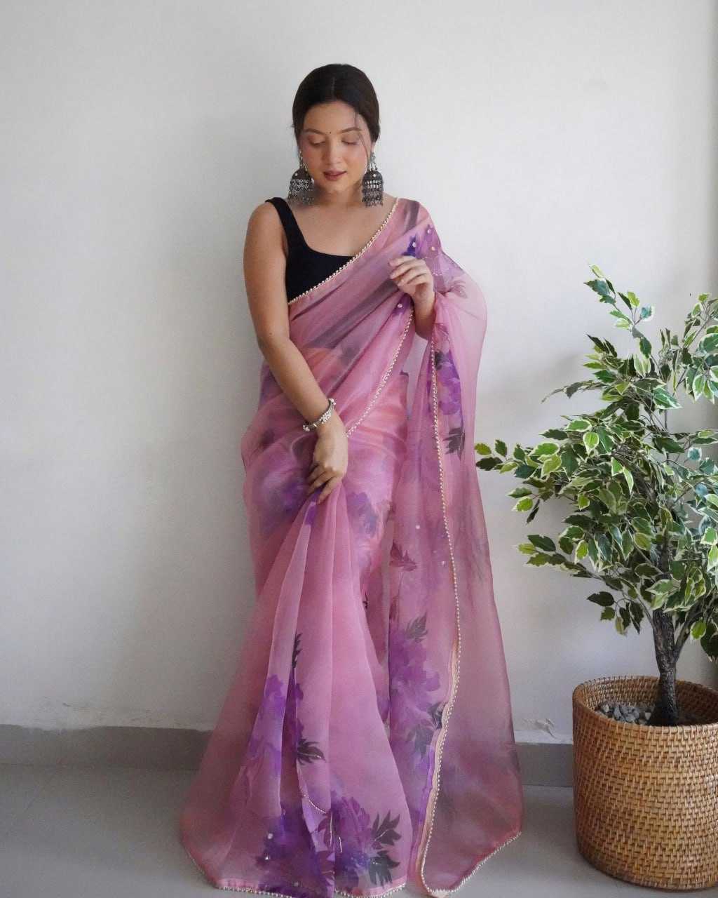 Stylish Organza Saree