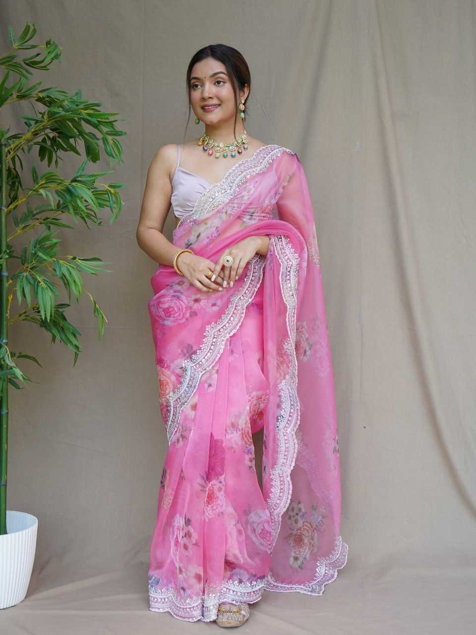 Elegant Organza Saree