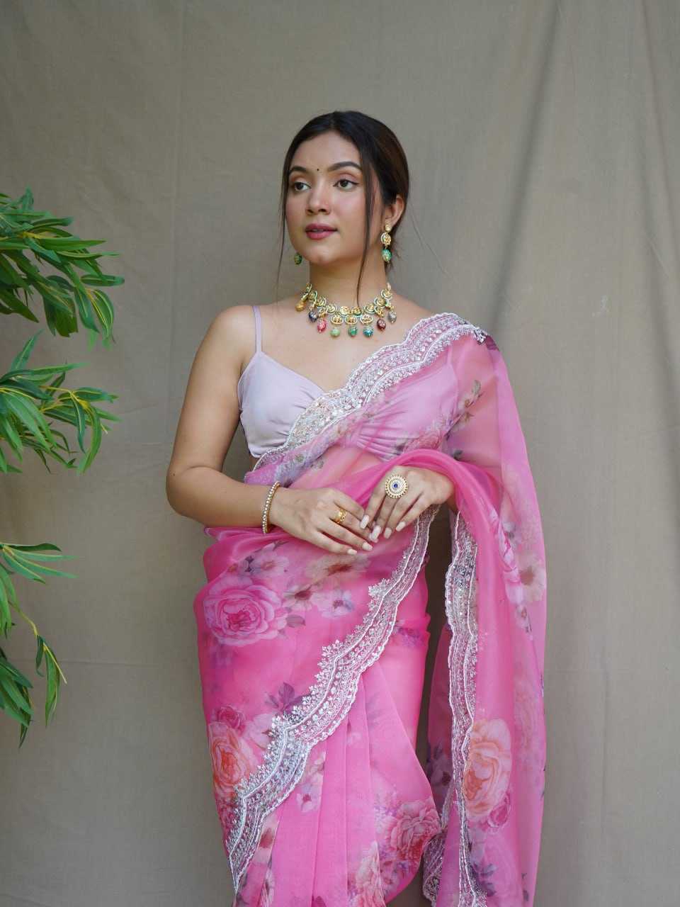 Elegant Organza Saree