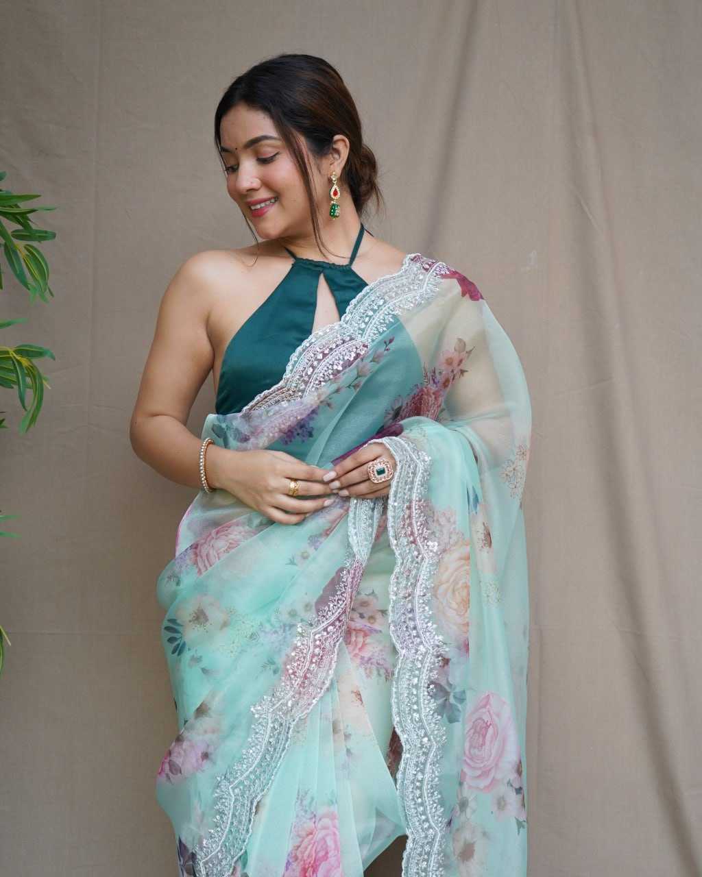 Elegant Organza Saree