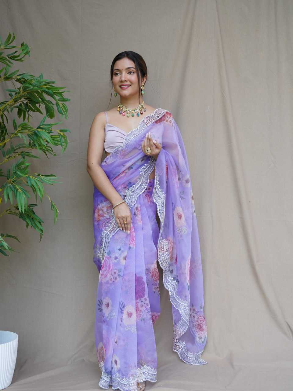 Elegant Organza Saree