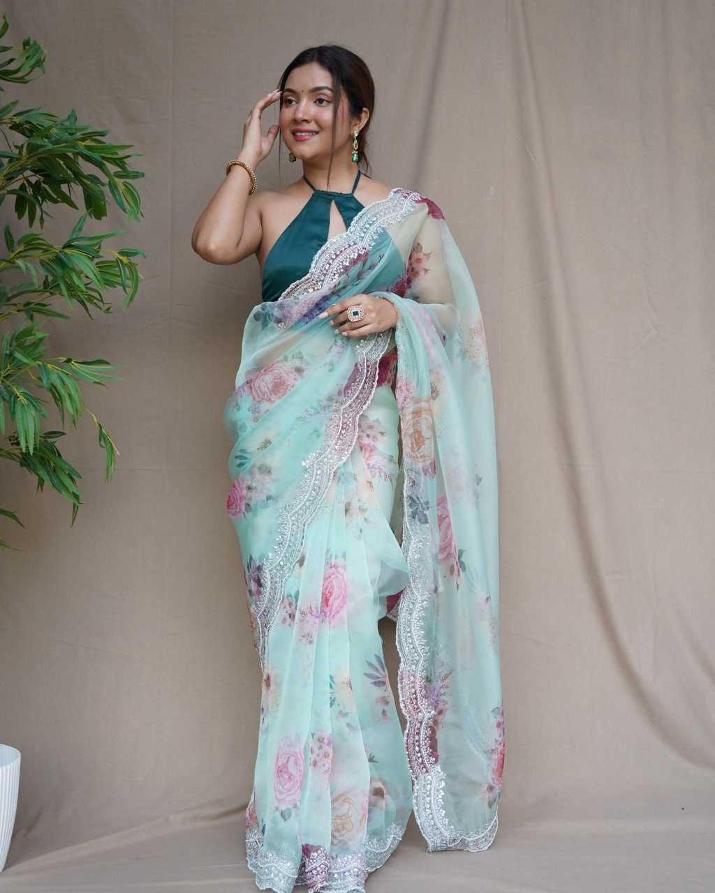 Elegant Organza Saree