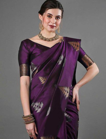 Elegant Banarasi Soft Silk Saree