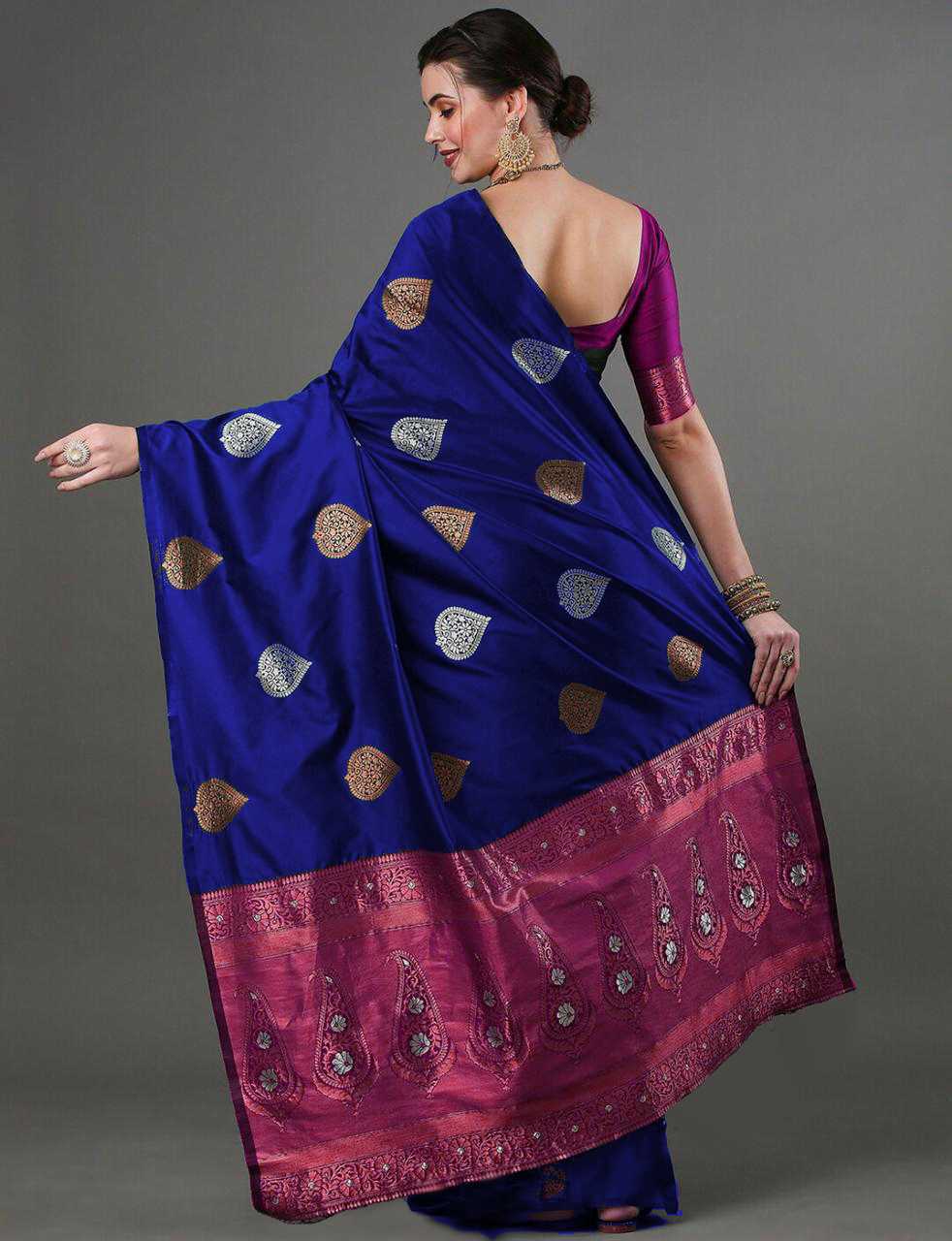 Stylish Banarasi Soft Silk Saree