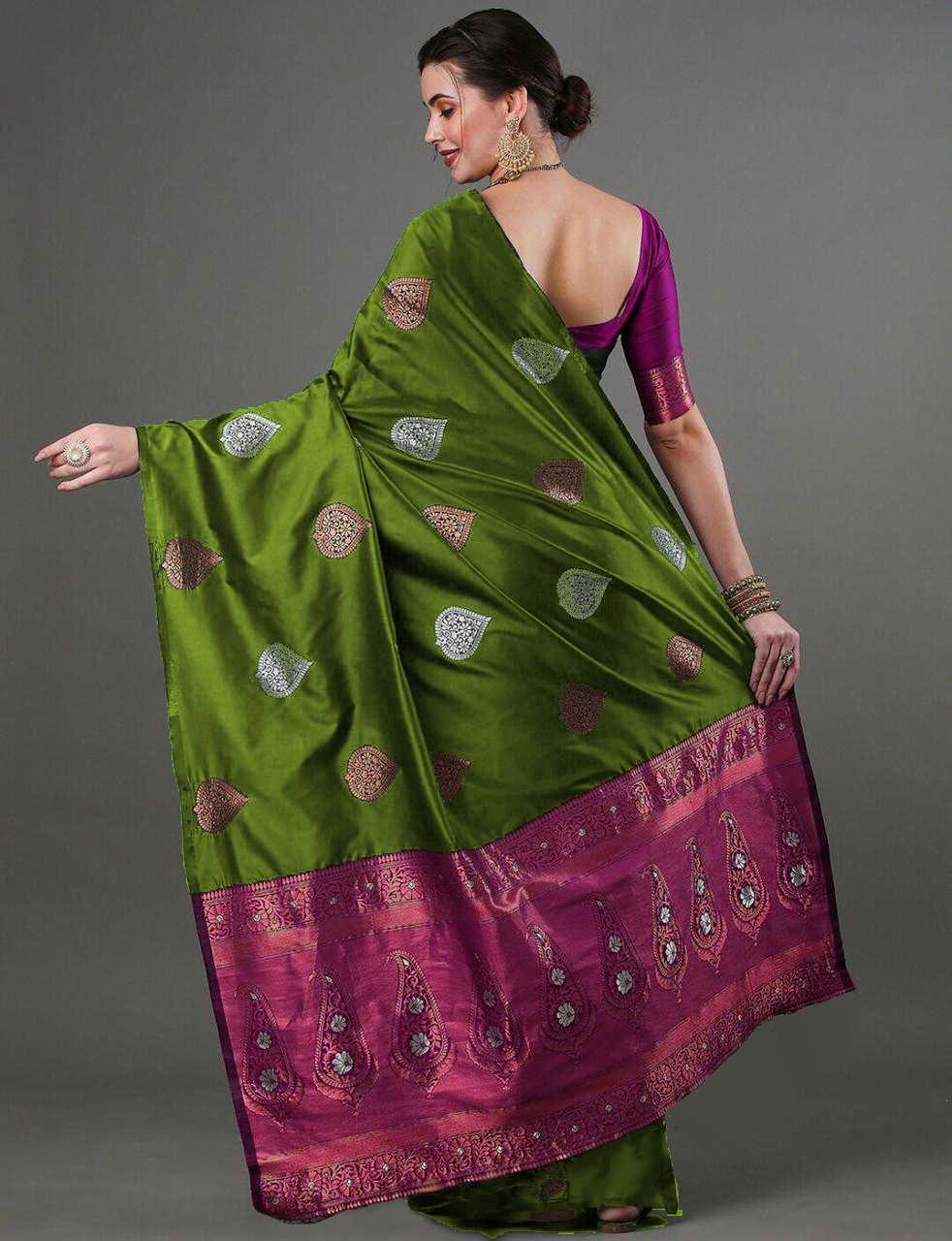 Stylish Banarasi Soft Silk Saree