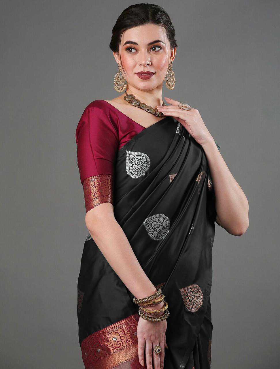 Stylish Banarasi Soft Silk Saree