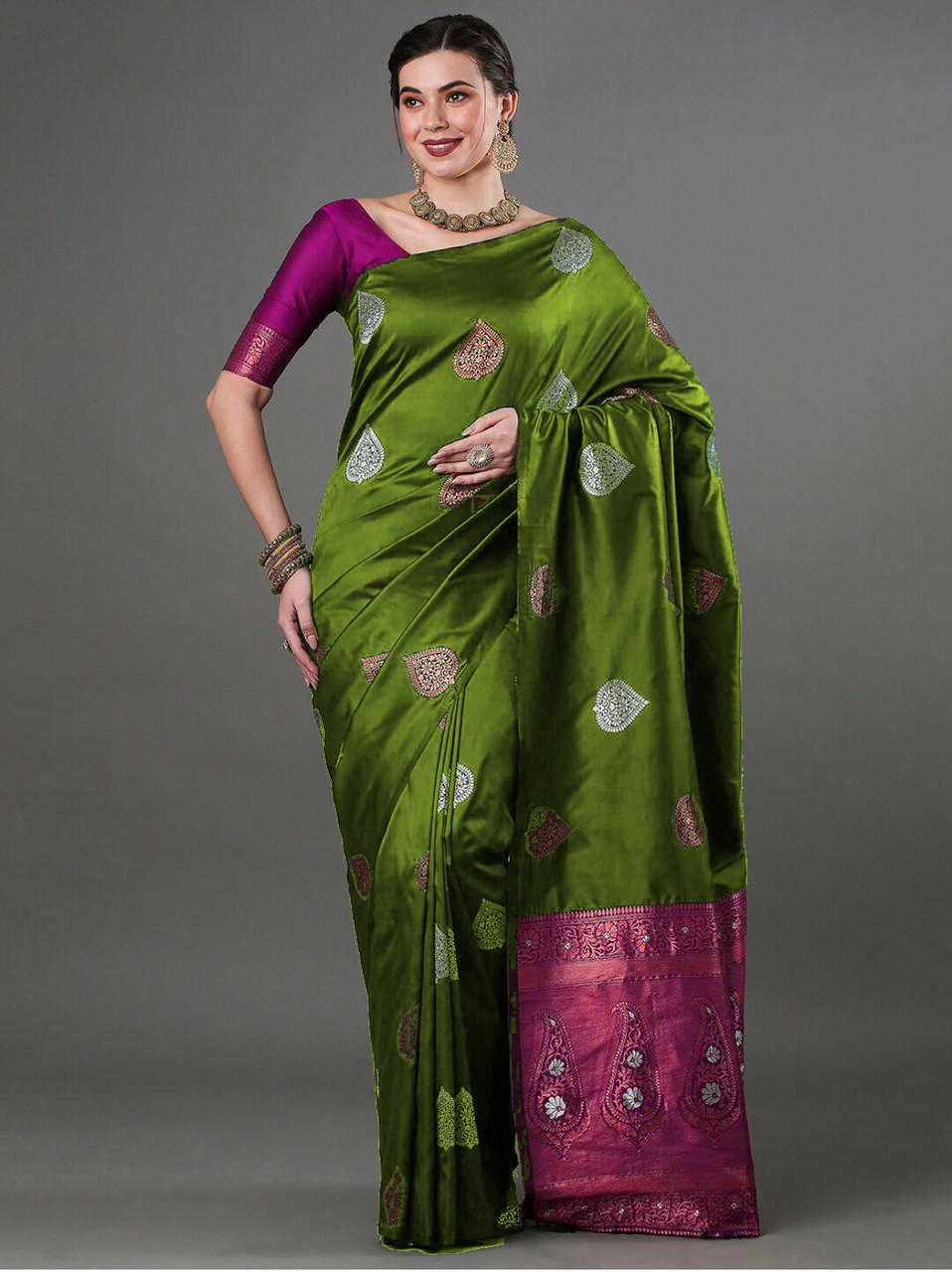 Stylish Banarasi Soft Silk Saree