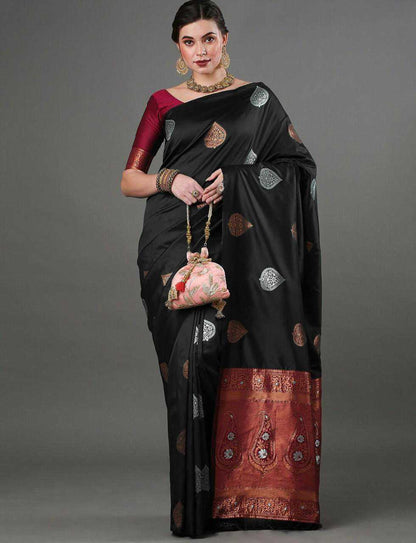 Stylish Banarasi Soft Silk Saree