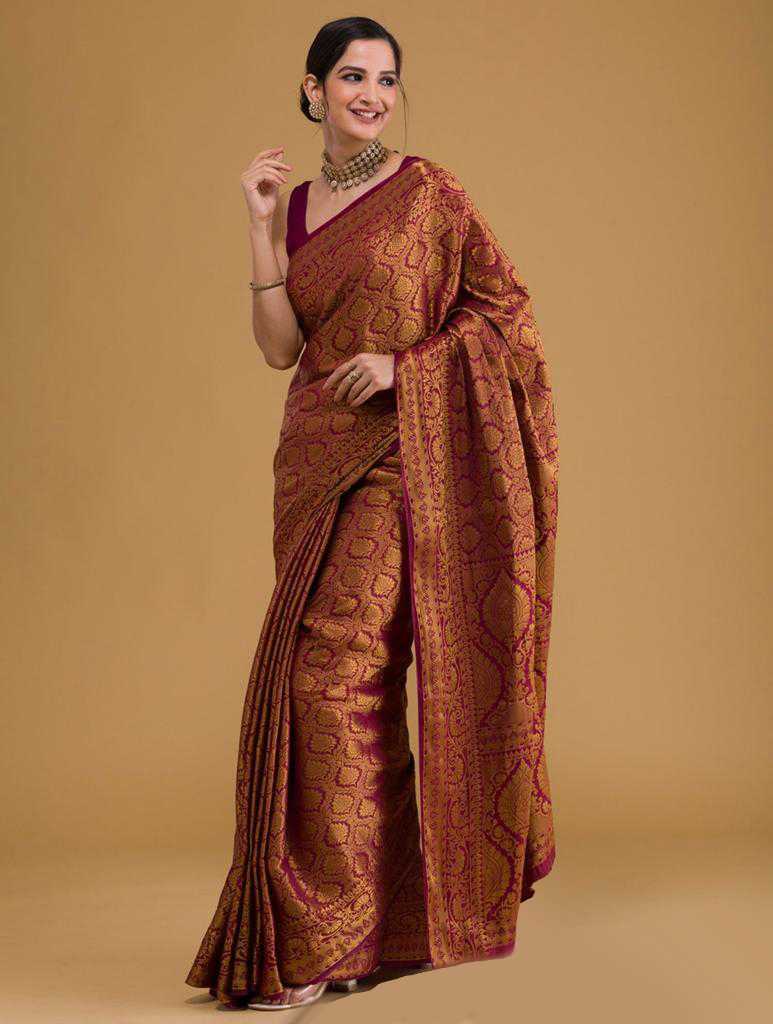 Heavy Work Banarasi Soft Silk Saree