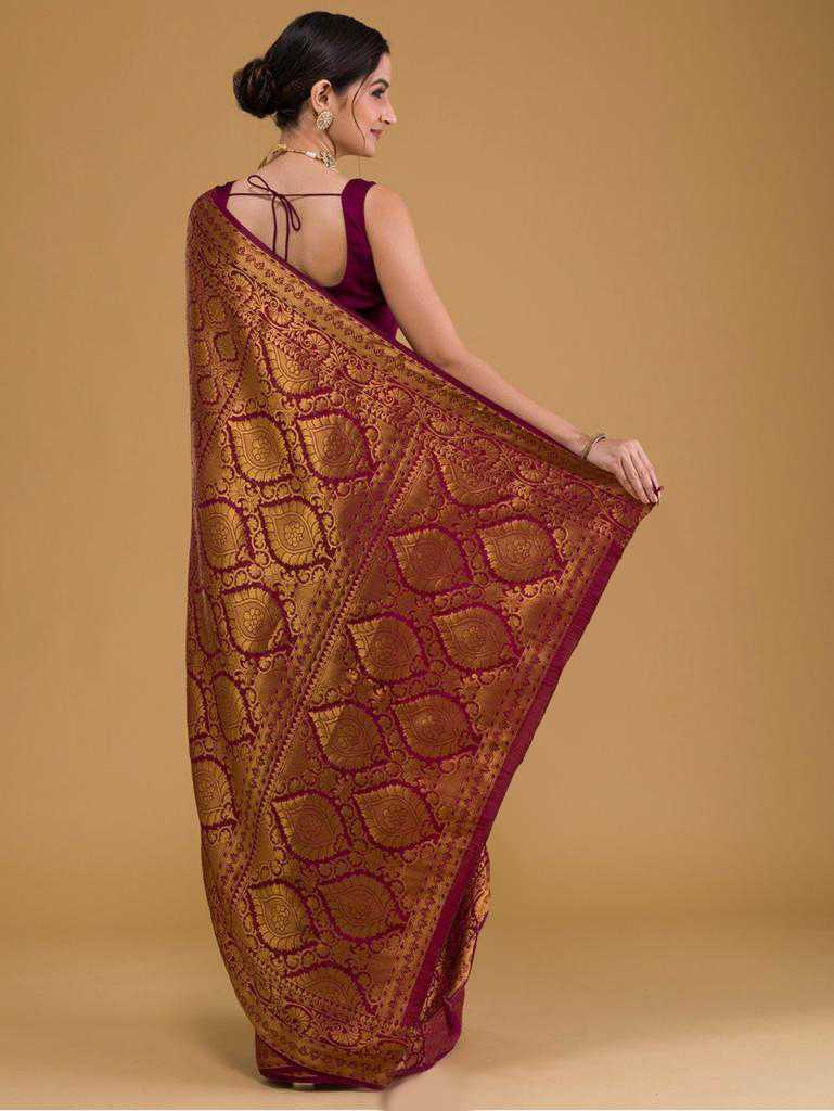 Heavy Work Banarasi Soft Silk Saree