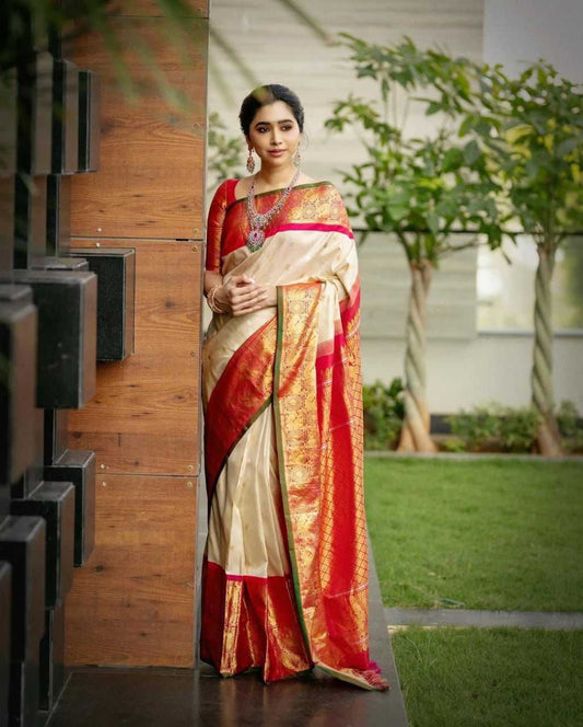 Stylish Banarasi Soft Silk Saree