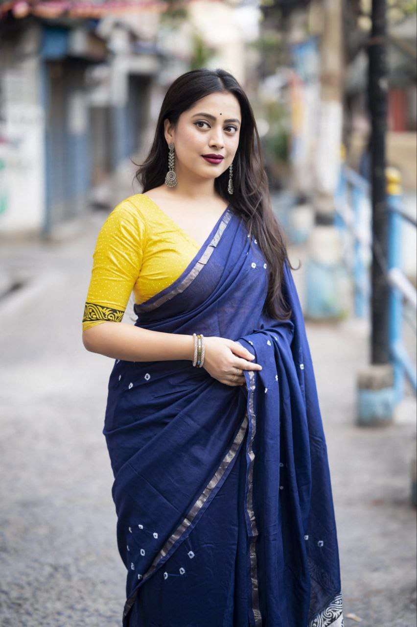 Simple & Classy Chanderi Cotton Saree