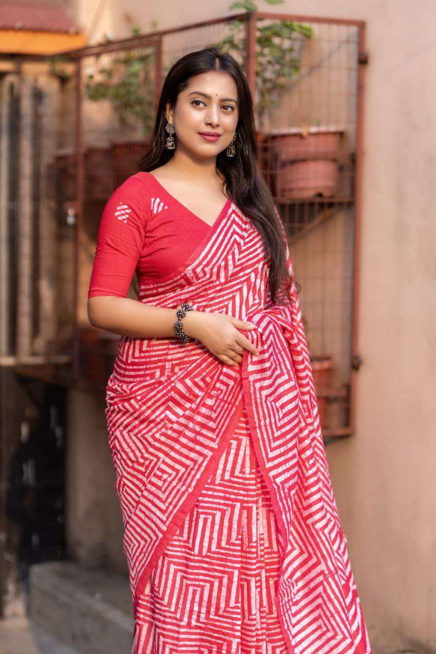 Stylish Chanderi Cotton Saree