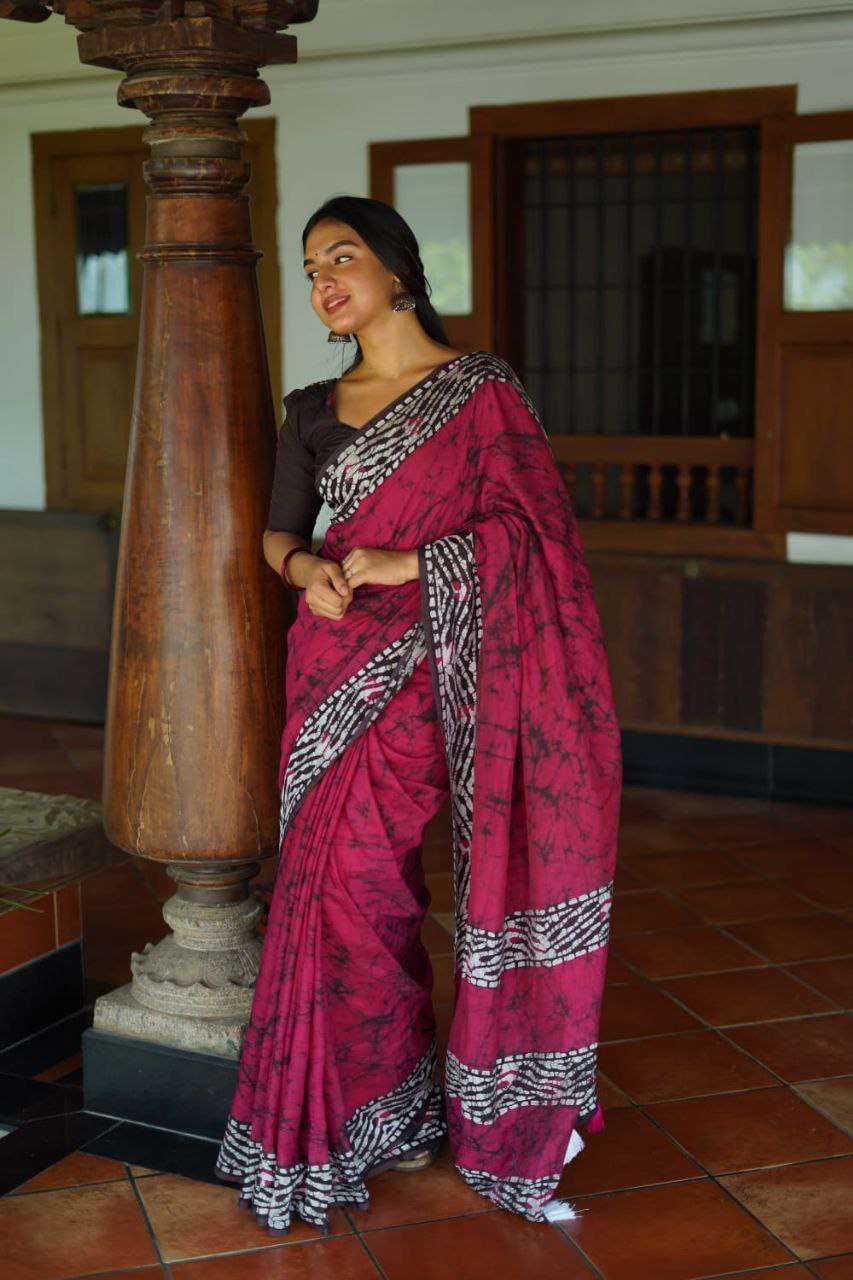 Comfortable Chanderi Cotton Saree