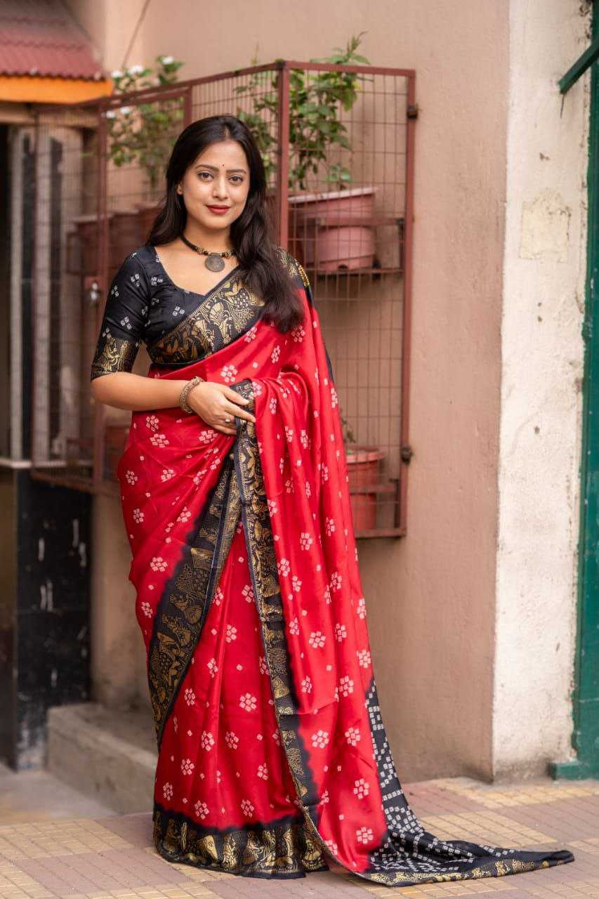 Traditional Crepe Saree