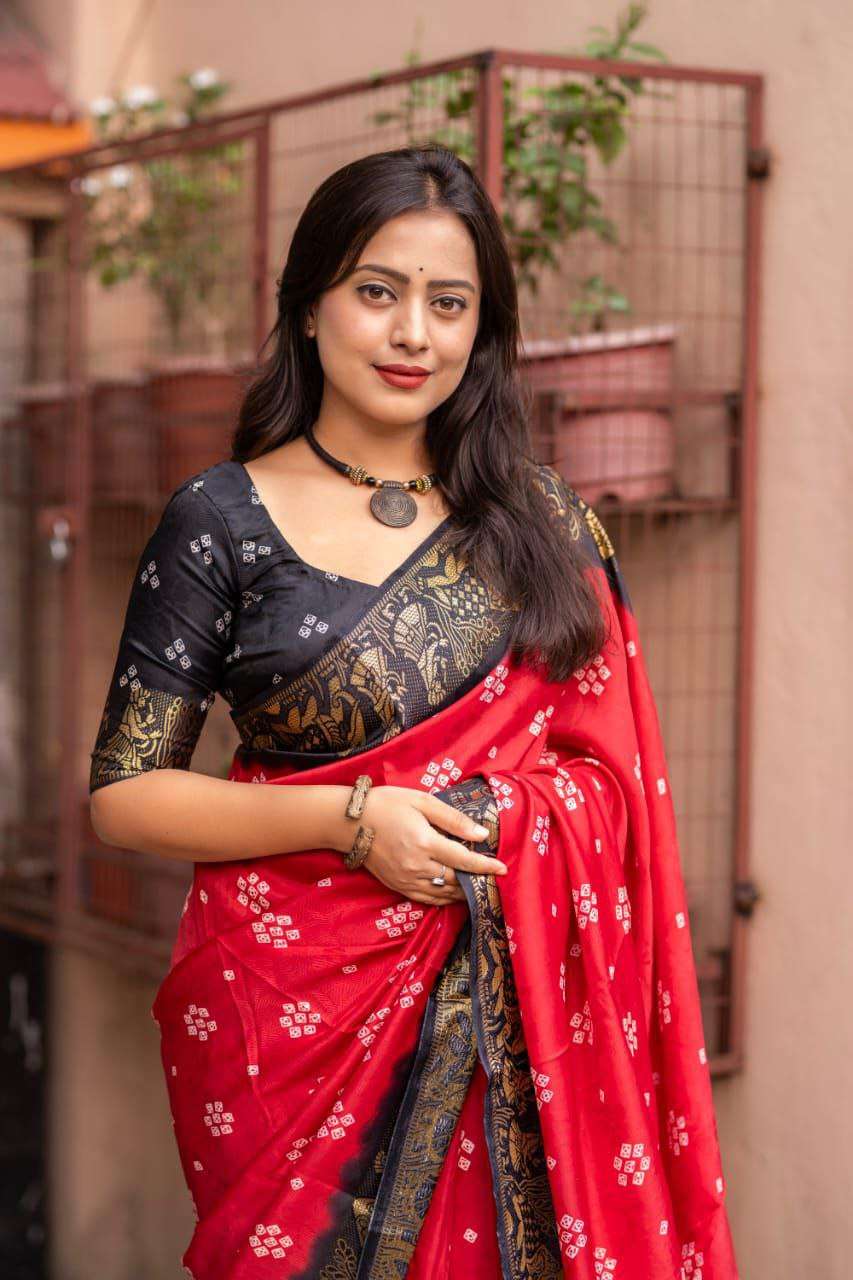 Traditional Crepe Saree