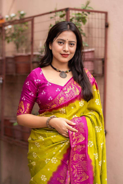 Traditional Crepe Saree