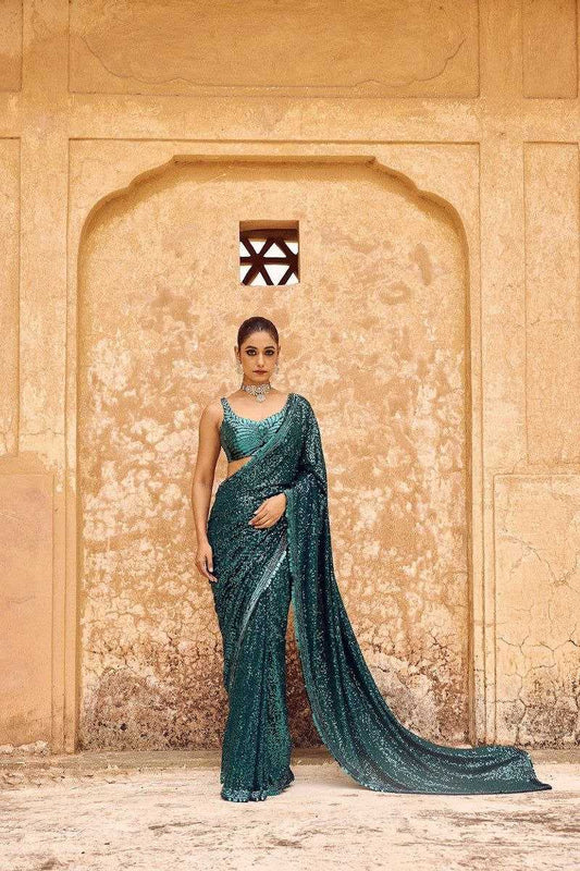 Elegant Georgette Saree