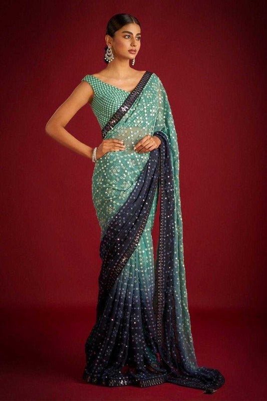 Elegant Georgette Saree