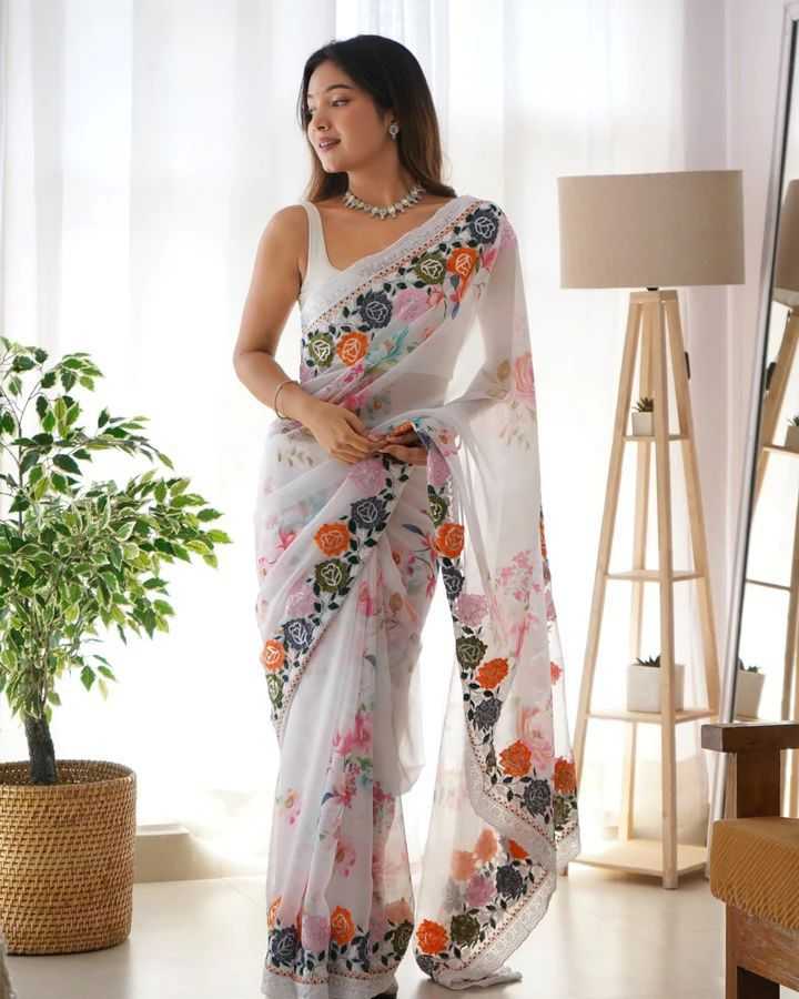 Elegant Georgette Saree