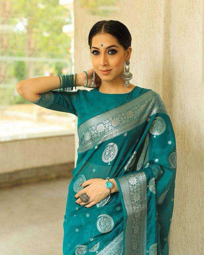 Elegant Lichi Silk Saree