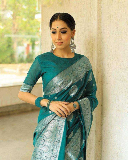 Elegant Lichi Silk Saree