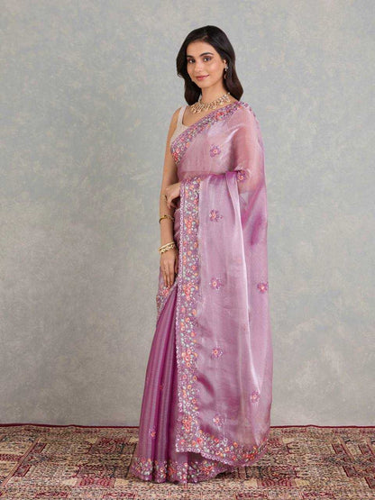 Stylish Lavender Jimmy Choo Saree