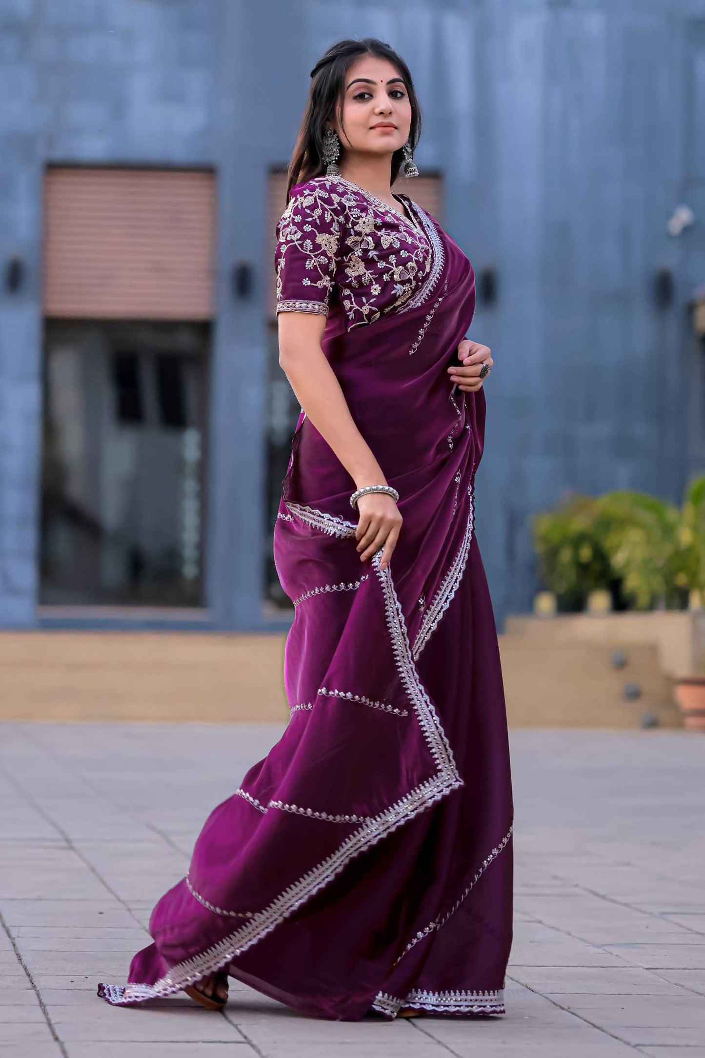 Traditional Jimmy Choo Saree