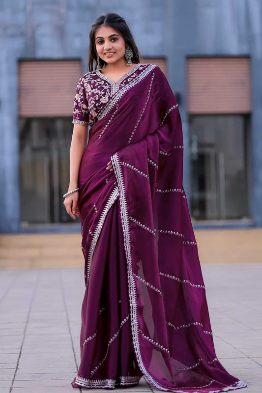 Traditional Jimmy Choo Saree