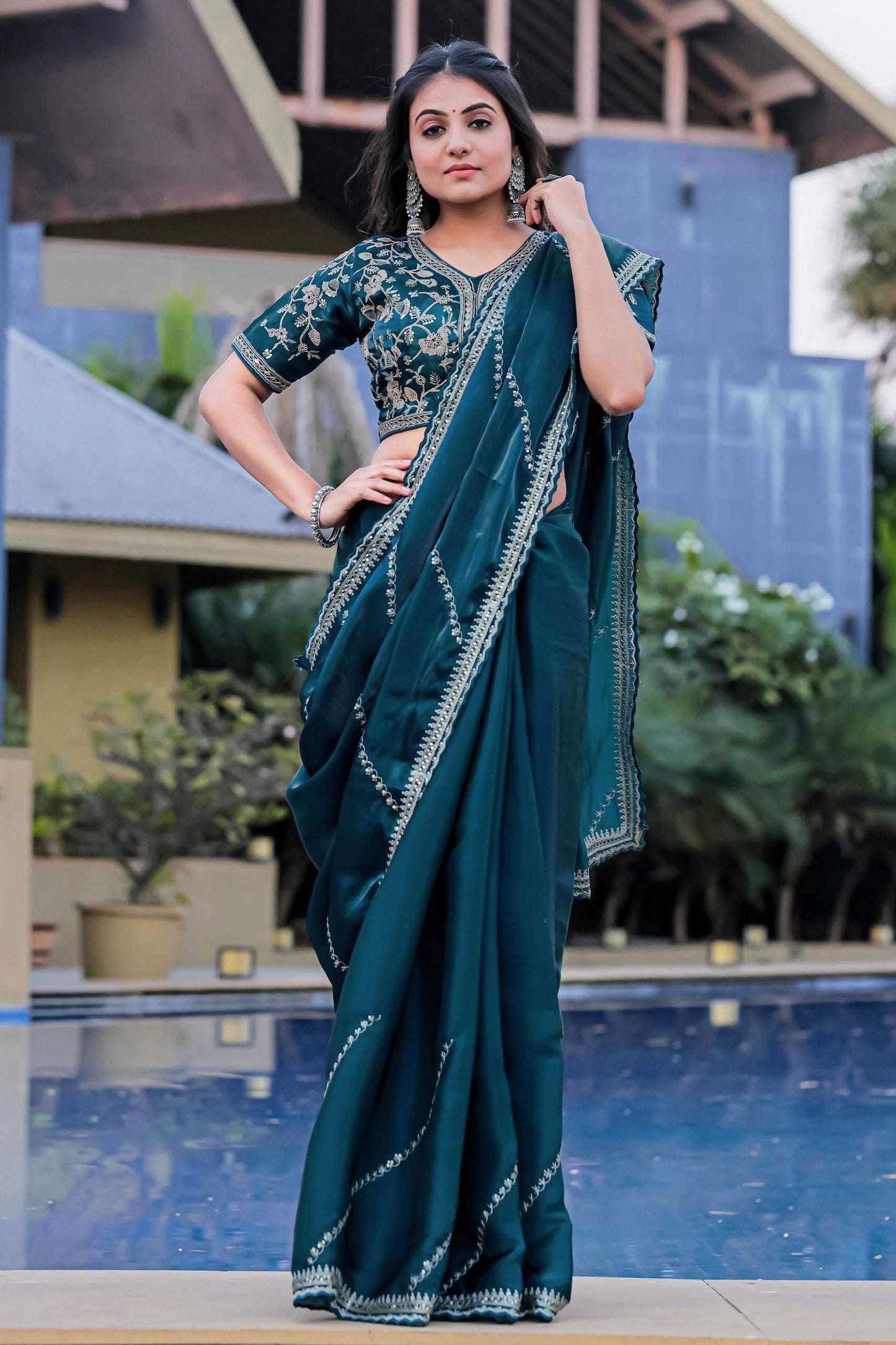 Traditional Jimmy Choo Saree