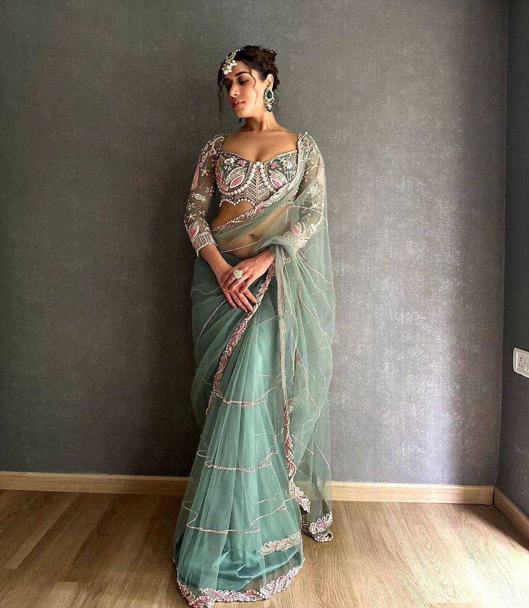 Traditional Organza Saree