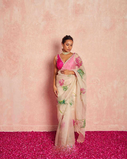 Stylish Organza Saree