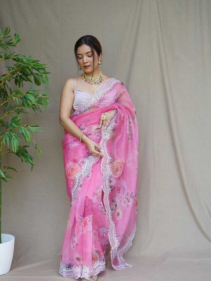 Elegant Organza Saree