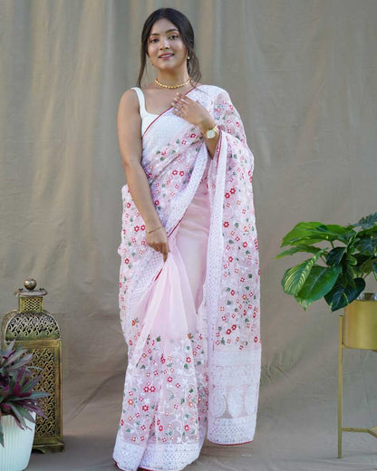 Traditional Organza Saree