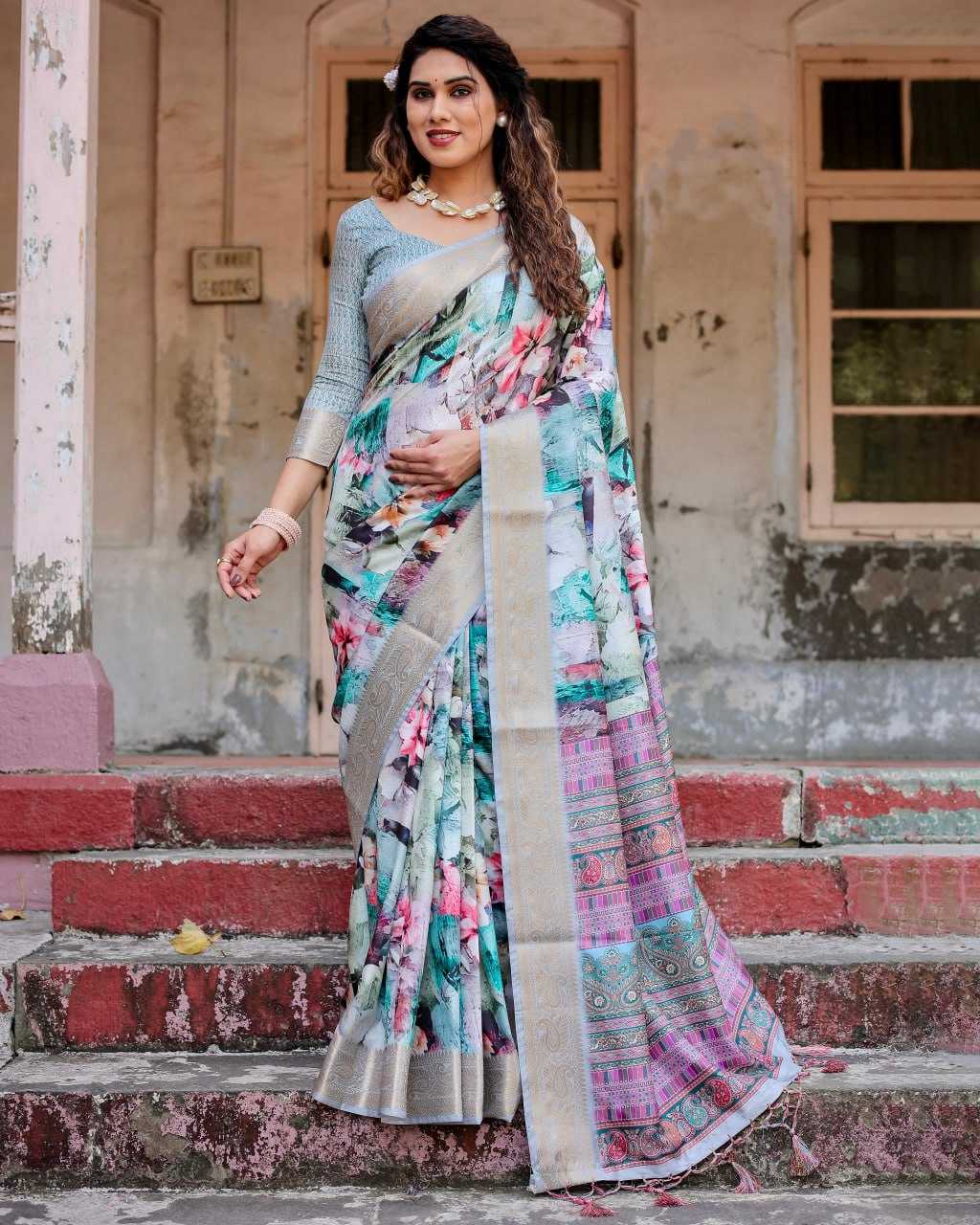 Work Wear Pure Silk Saree