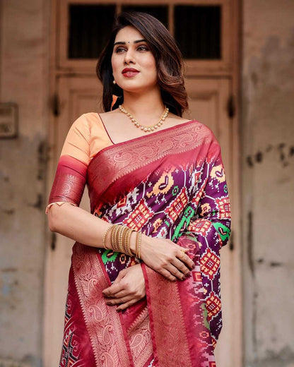 Stylish Pure Silk Saree